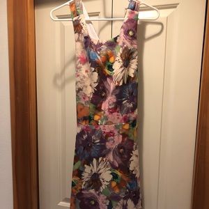 Adriana Papell floral dress